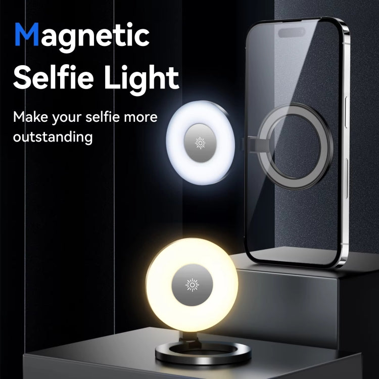 TELESIN Magnetic Selfie Light Rechargeable Foldable Fill Light For Mobile Phone, P5-BGD-01