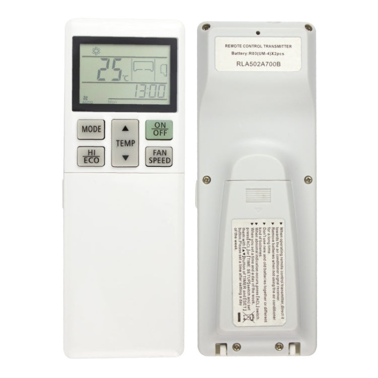 For Mitsubishi RLA502A700B Air Conditioner Remote Control Replacement Parts, RLA502A700B