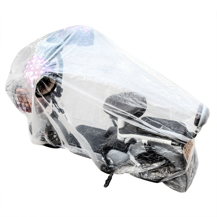 Disposable Transparent PE Film Rainproof Dustproof Motorcycle Scooter