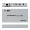 KVM 200m HDMI IP Extender RJ45 Network Cable Video Extender, Transmitter+Receiver, US Plug, 200m