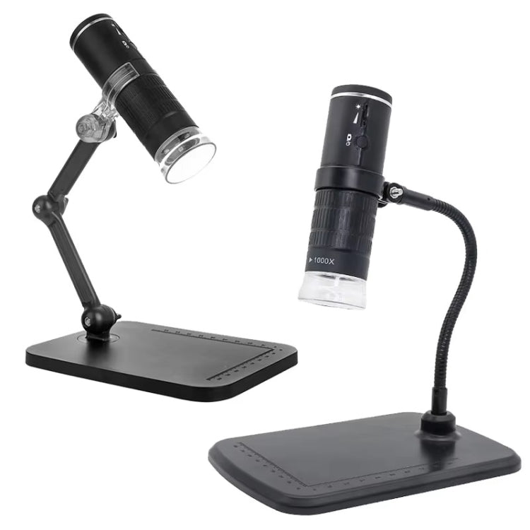 1000x HD WiFi Digital Electron Microscope, Folding Type, Snake Tube Type