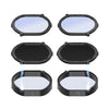 DEVASO For PlayStation VR 2 6 In 1 Magnetic Glasses Anti-Scratch Protective Cover, 6 In 1