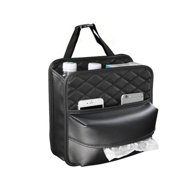 2 In 1 Car Seat Back Storage Hanging Tissue Bag