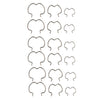 18pcs /Set Quick Connector Clip Transmission Cooler Wire Clip