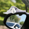 1pair Car Rearview Mirror Rain Eyebrow Blind Spot Reversing Round