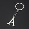 Double-Sided Three-Dimensional Plating Alphabet Keychain