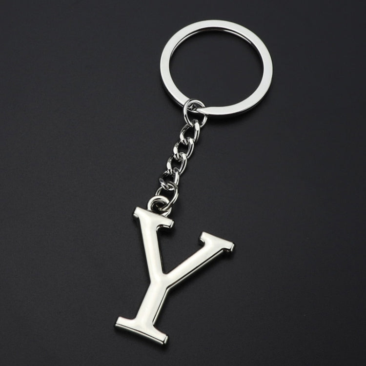 Double-Sided Three-Dimensional Plating Alphabet Keychain