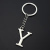 Double-Sided Three-Dimensional Plating Alphabet Keychain