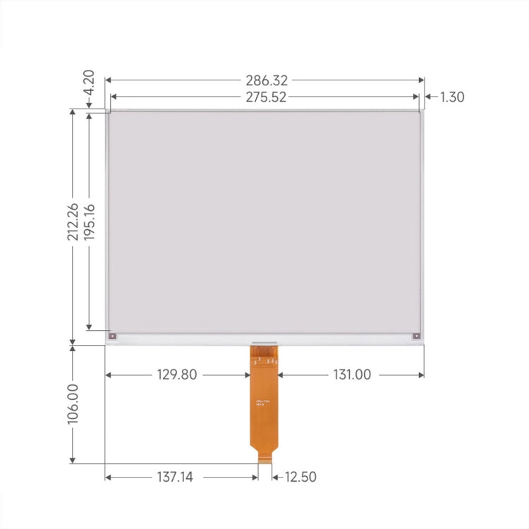 Waveshare 13.3inch 960×680 Pixels SPI Communication E-Ink Display