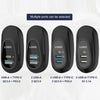 12-24V Bus Handlebar Installed USB Fast Charging Charger, 2U QC+QC, 2U+C QC+QC+PD, 2U+C 2.1A+2.1A+2.1A, A+C QC+PD