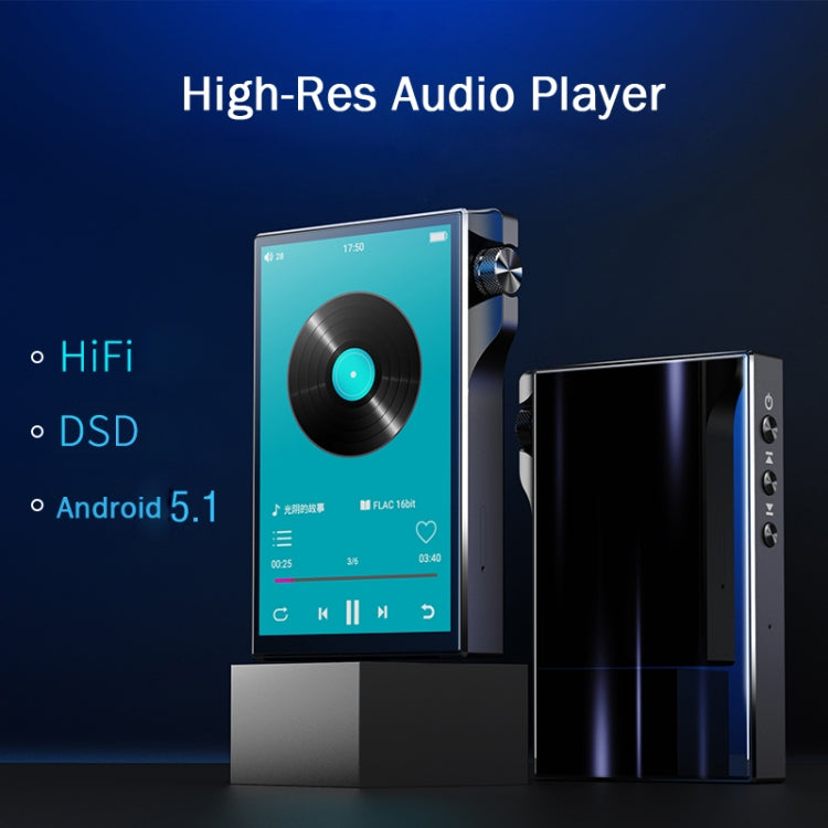 4.0 Inch Touch MP3 DSD Hard Resolution Mastering Grade Music Player, Q8