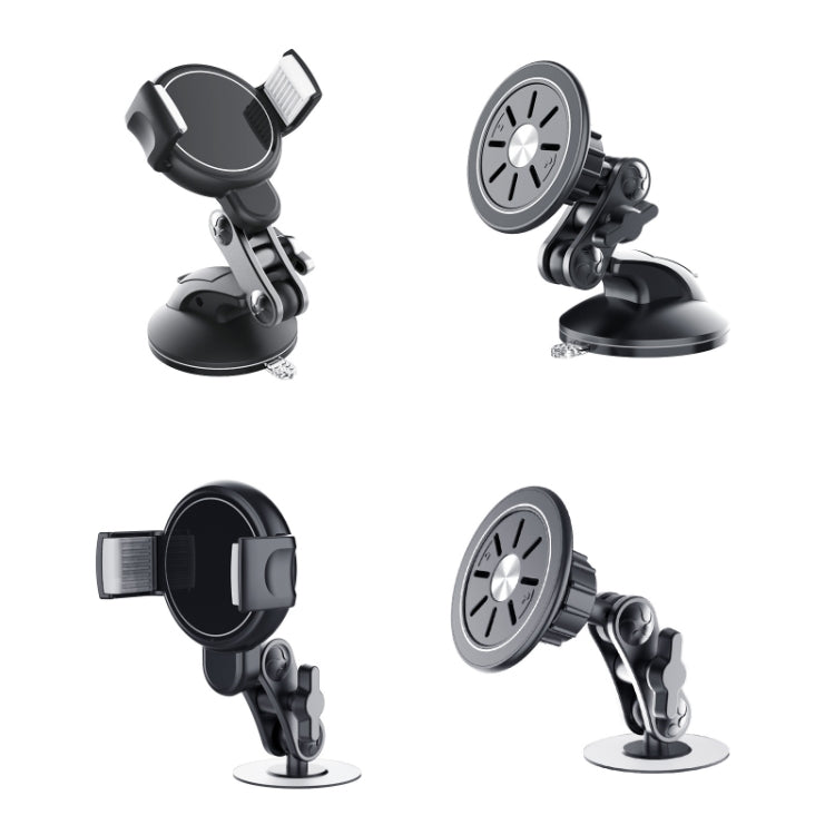 Central Control Instrument Panel Car Navigation Universal Phone Holder, X24-6 Clip Suction Cup, X24-6A Magnet Suction Cup, X24-7 Clip Seamless Sticker, X24-7A Magnetic Seamless Sticker