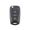 For Hyundai / Kia 3-Button Folding Car Key Shell, SUV Key, Horn Key, Sedan Hold Key