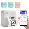 200DPI Mini Label Printer Thermal Inkless Black And White Printer With 1 Roll Printing Paper