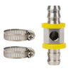 Fuel Pipe Fuel Pressure NPT Sensor T-type Barbed Connector