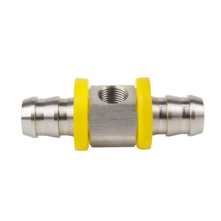 Fuel Pipe Fuel Pressure NPT Sensor T-type Barbed Connector, 1/2 inch