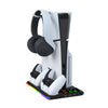 For PS5 Slim / PS5 iplay HA-8008 Cooling Bracket Headphone Organiser Grip Holder Charger