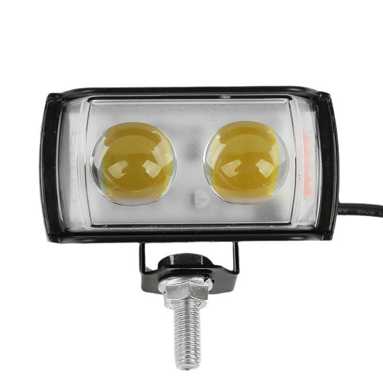 Motorcycle LED Spotlight External Mini Lens High Brightness Flash