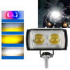 Motorcycle LED Spotlight External Mini Lens High Brightness Flash Headlight Driving Fog Lamps