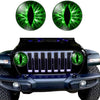 1pair Beast Eyes Headlight Decorative Stickers Off-Road Vehicle Front