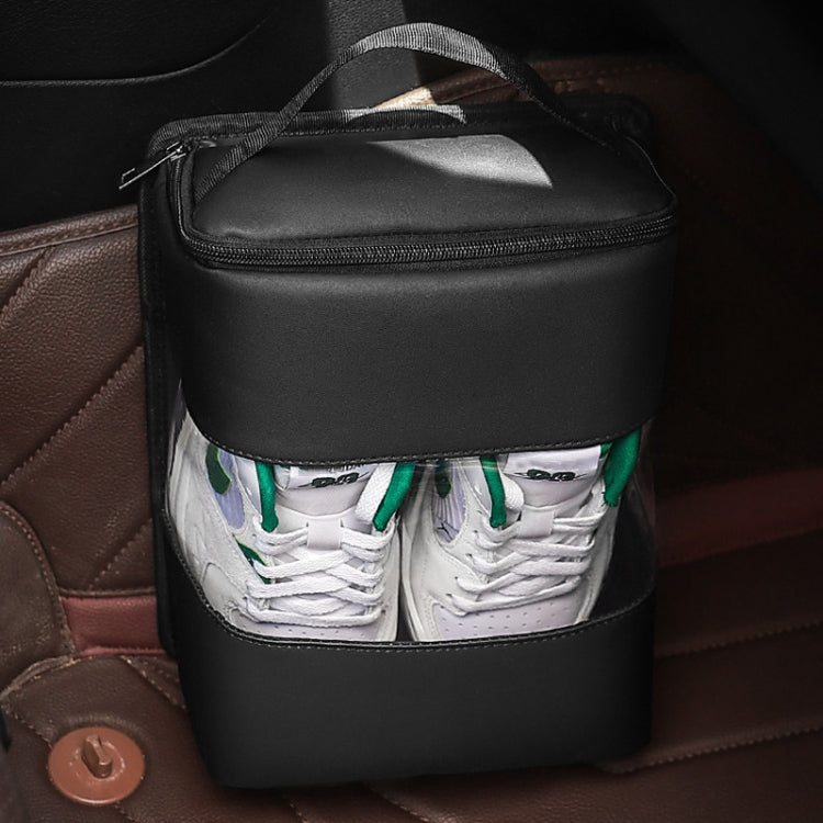 Portable Car Shoe Organizer Automobile Trunk Shoe Box Storage Supplies, Small, Large