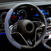 38cm Liquid Silicone Sweat-Absorbing Anti-Skid Car Steering Wheel