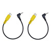 2pcs Stereo Four Section to RCA Female Car Navigation Video Cable