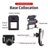 For BMW Car Air Outlet Modified Mobile Phone Holder Base, 05-12 3 Series, 08-13 X5/X6, 09-15 7 Series, 11-16 X3/X4, 10-17 5GT  Imported, 11-17 5 Series, 11-17 5 Series Universal Applicable to Double Rollers, 12-15 X1, 13-19 3 Series/4 Series�����������...