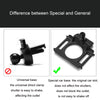 For Volkswagen Car Air Outlet Modified Mobile Phone Holder Base, 16-22 Touran L, 19-23 Polo, 18-20 Teramont, 17-20 Santana (Double Flash Square), 19-22 Bora, 19-21 Lamando