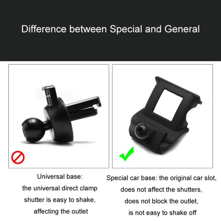 For Toyota Car Air Outlet Phone Holder Base, 17-18 Corolla/Levin Left Driving, 17-20 Vios/YARiS L/20 YARiS LX Left Driving, 18-20 Camry Left Driving, 18-21 IZOA CHR Left Driving, 18-21 Land Cruiser Prado Left Driving, 19-20 Sienna Left Driving���������...