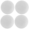 4pcs PU Leather Car Coaster Car Decorative Water Absorption Cup Sink