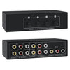 VSW41 AV 4-input 1-output RCA Lotus Interface Audio and Video Switcher, VSW41