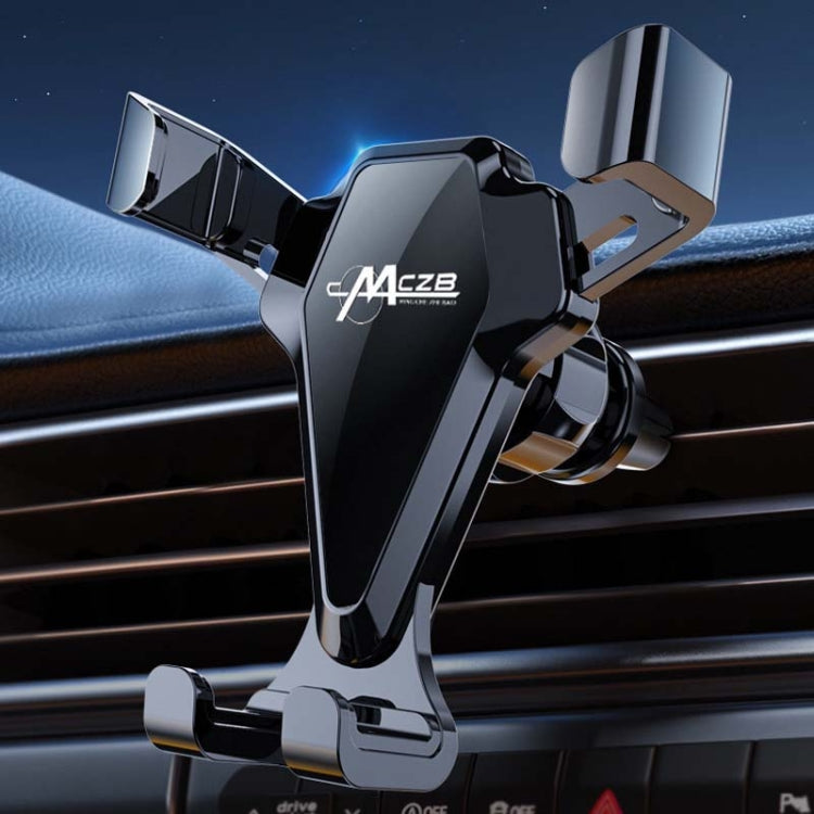 Car Snap-On Air Vent Gravity Cell Phone Navigation Mirror Holder