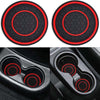 2pcs / Set Universal Car Center Control Anti-Slip Dustproof Coasters