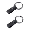 2pcs Simple Universal Car Keychain Metal Spring Ring DIY Pendant