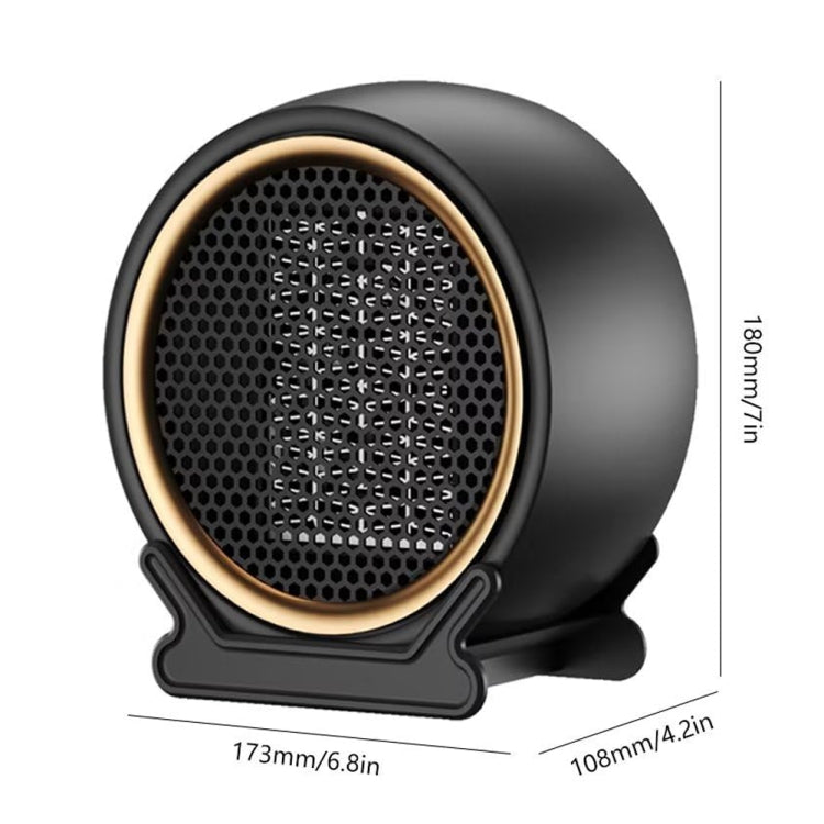 1800W Desktop High-power Two-speed Heater Household Fast Heating Heater, EU Plug, UK Plug, US Plug