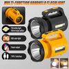 E-SMARTER 8W5205-2 Small Carrying Light With RGB Colorful Lamps Outdoor Cycling Searchlight
