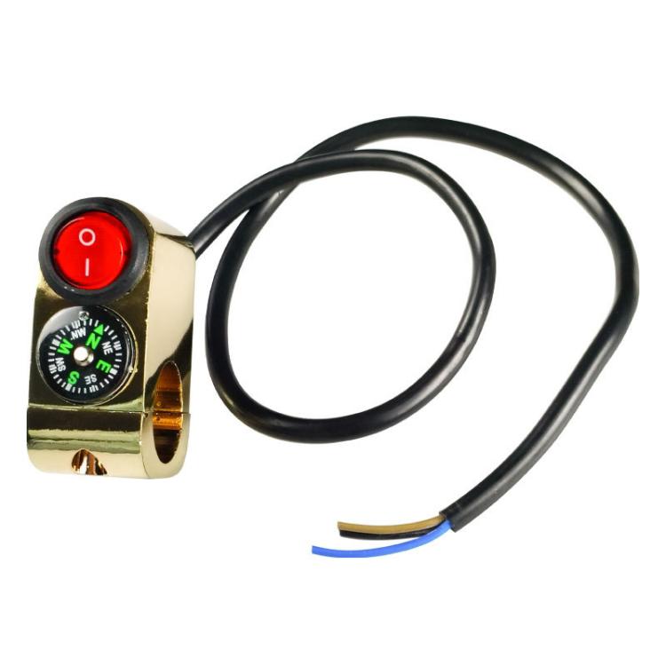 Motorbike Tap Handle Switch Compass Type Dual Flash High And Low Beam