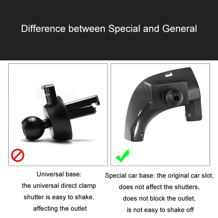 For Renault Left Driving Car-Mounted Special Mobile Phone Navigation Bracket Base, 9-16 Koleos, 15-19 Koleos, 16-19 Koleos