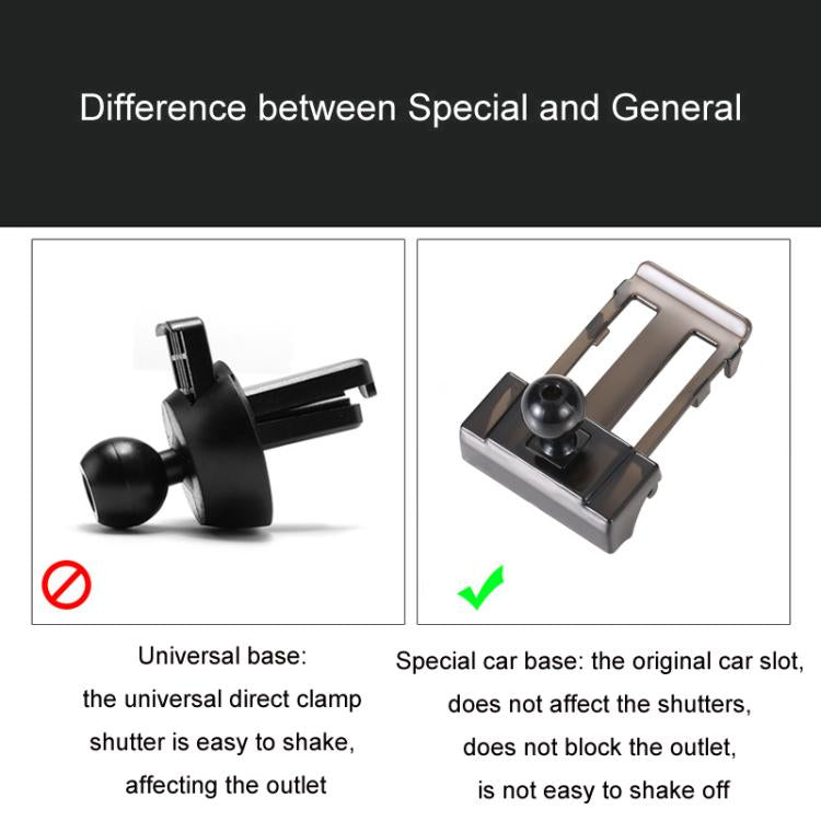 For Jaguar Left Driving Car Special Mobile Phone Navigation Bracket Base, 08-15 XF, 17-20 XFL, 18-20 XEL/15-19 XE/16-20 F-PACE, 18 E-Pace, 21-23 F-PACE/21-22 XFL