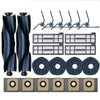 For Eufy X10 Pro Omni Robot Vacuum Replacement Parts, 3pcs Mop Pad, 4pcs Side Brush, Main Brush, 3pcs Filter
