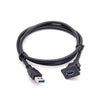 Square Snap-On USB3.0 Compatible 2.0 Car Boat Motorcycle Instrument