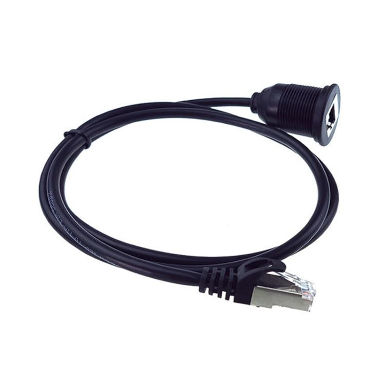 RJ45 CAT5e Ultra Category 5 Cable Round Single Port Male To Female