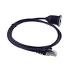 RJ45 CAT5e Ultra Category 5 Cable Round Single Port Male To Female
