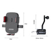 360 Rotating Car Air Conditioning Vent Mobile Phone Navigation Bracket, Clamp, 2th Extension Rod