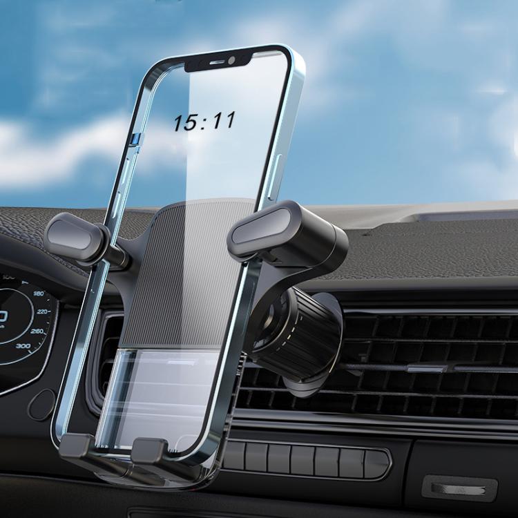 Gravity Car Mobile Phone Holder Air Outlet Fixed Clip Navigation Bracket