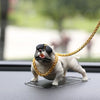 Car Bully Dog Car Center Console Accessories Social Dog Decoration