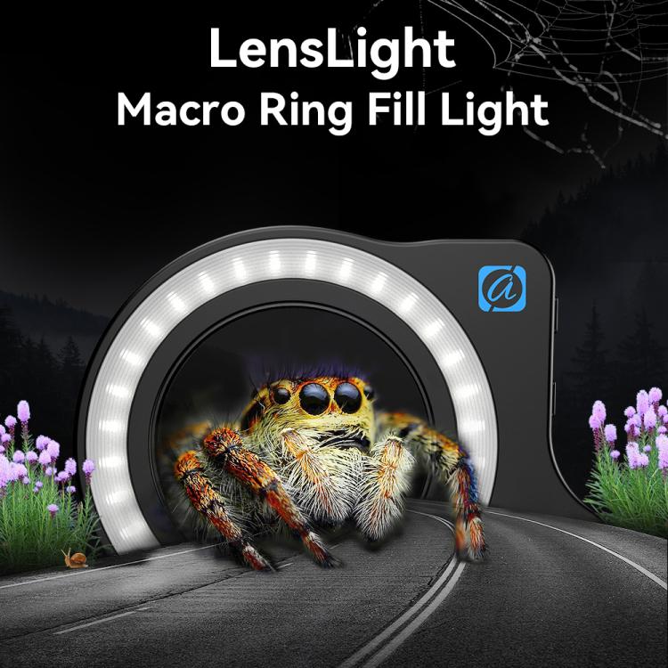 APEXEL APL-FL26 Jewelry Food Still Life Tri-color 9-speed Slim Ring Macro Photography Fill Light, APL-FL26