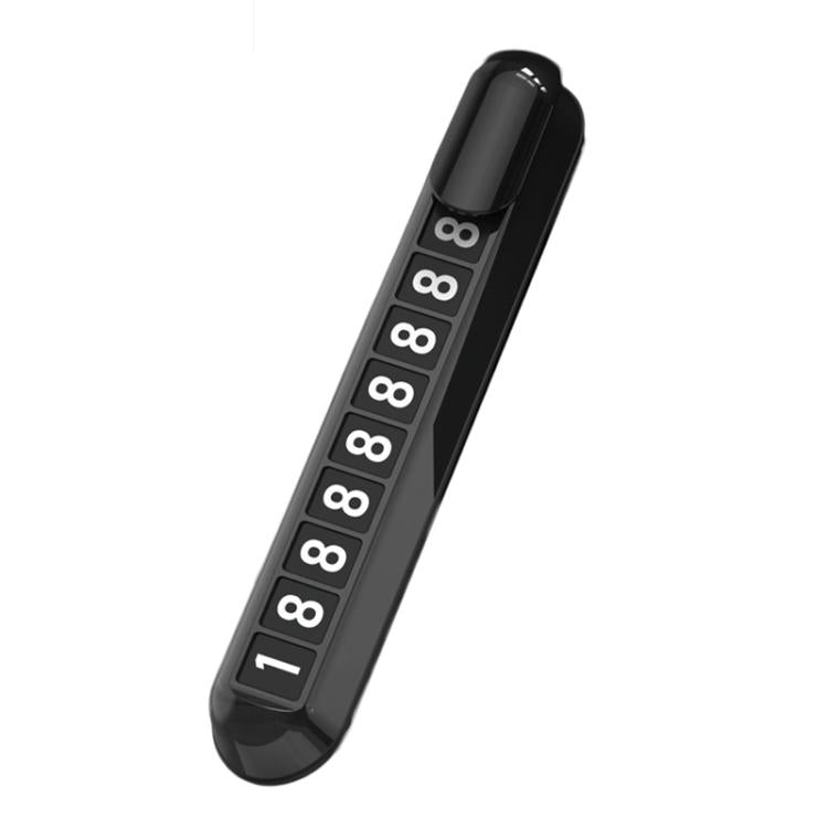 Car Temporary Parking License Plate Luminous Hidden Parking Phone