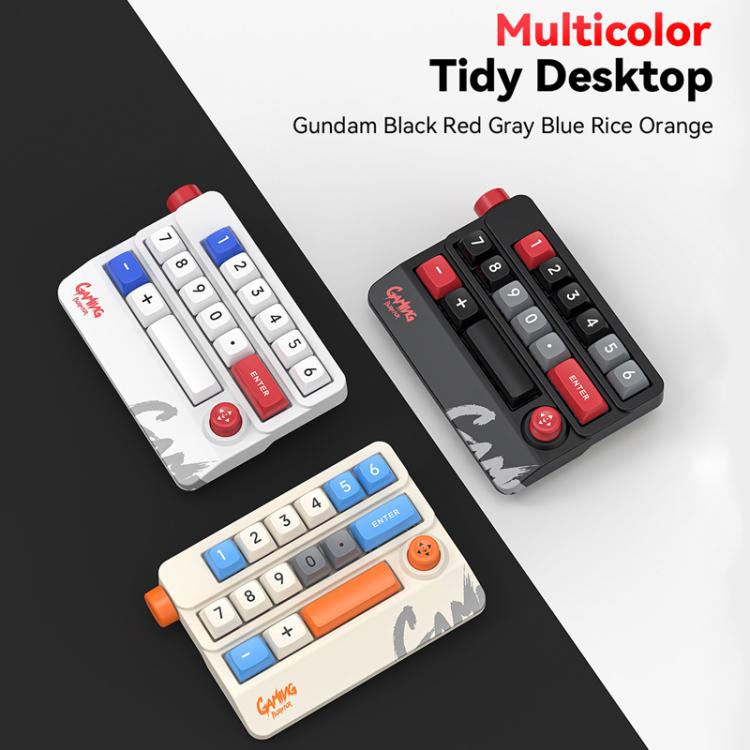 MKESPN RGB Hot Swap Wired Mechanical Keyboard Rocker Knob Programming Macro Custom Gaming Keyboard
